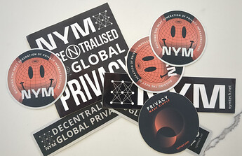 some stickers for the event