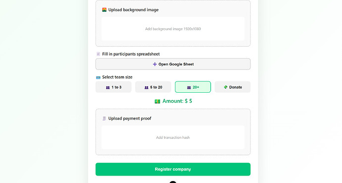 registration form 2