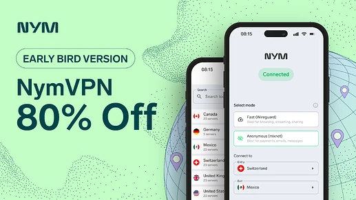 NymVPN Early Bird Promo