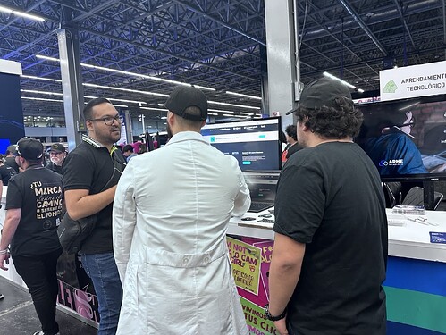 Me, and Ed, explaining nym